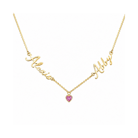Double Name Necklace