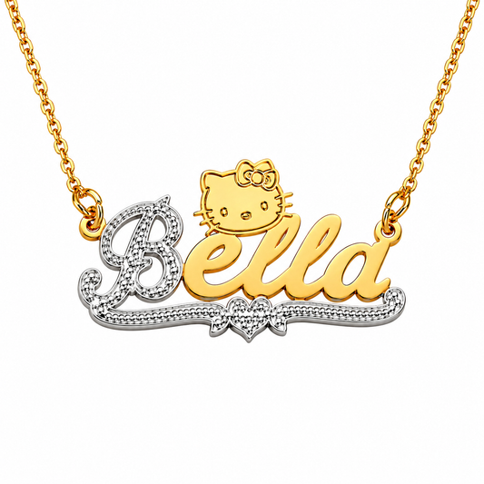 Double Hk Name Necklace