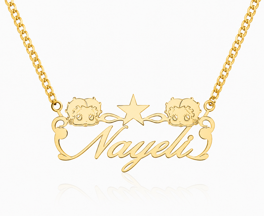 Betty Star Name Necklace