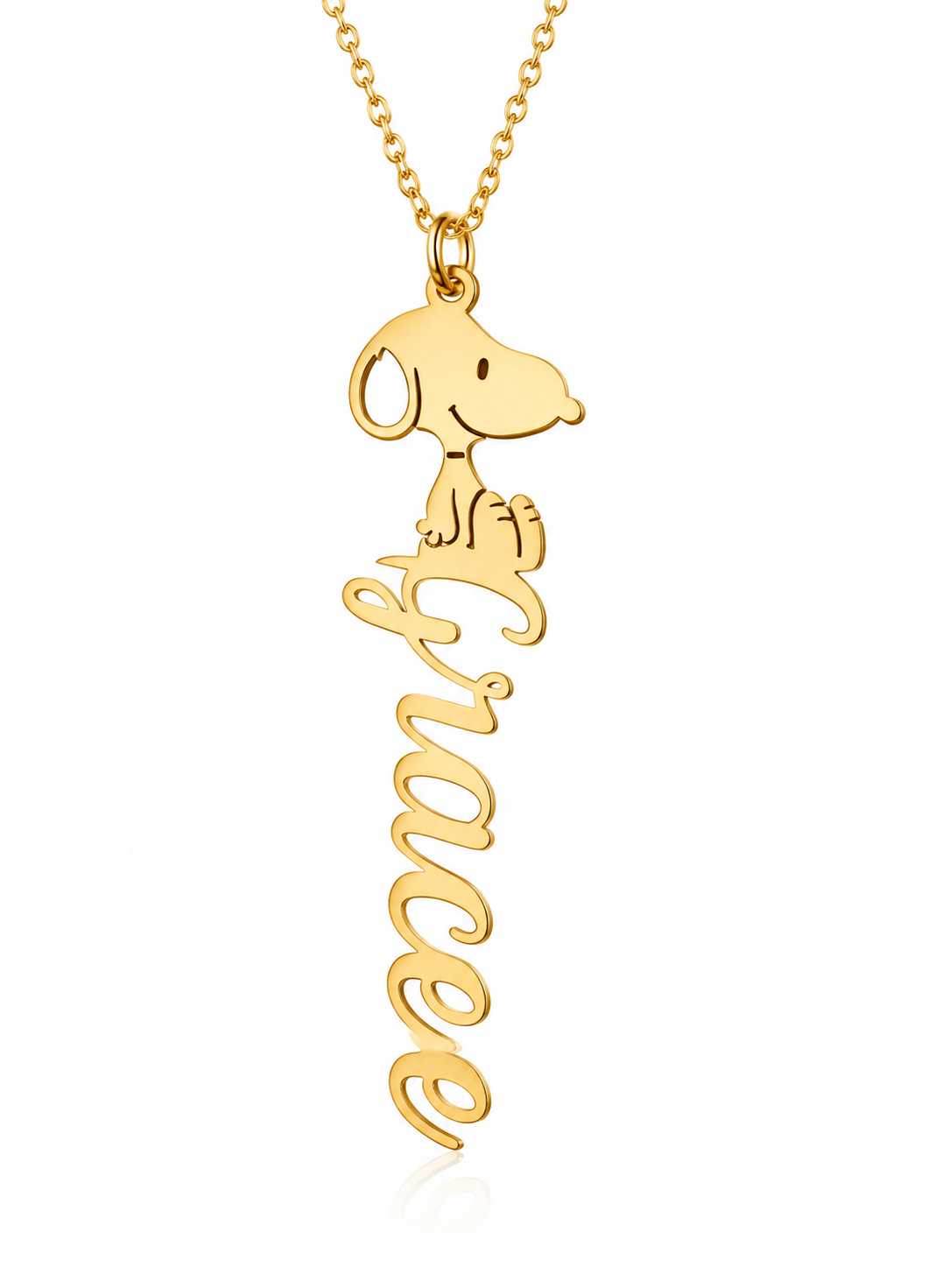 Snoopy Name Necklace