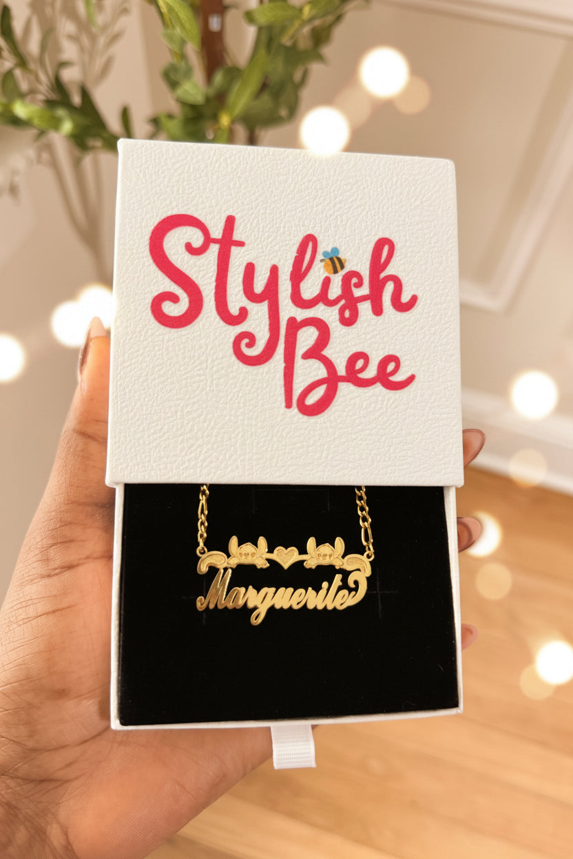 Stitch Name Necklace