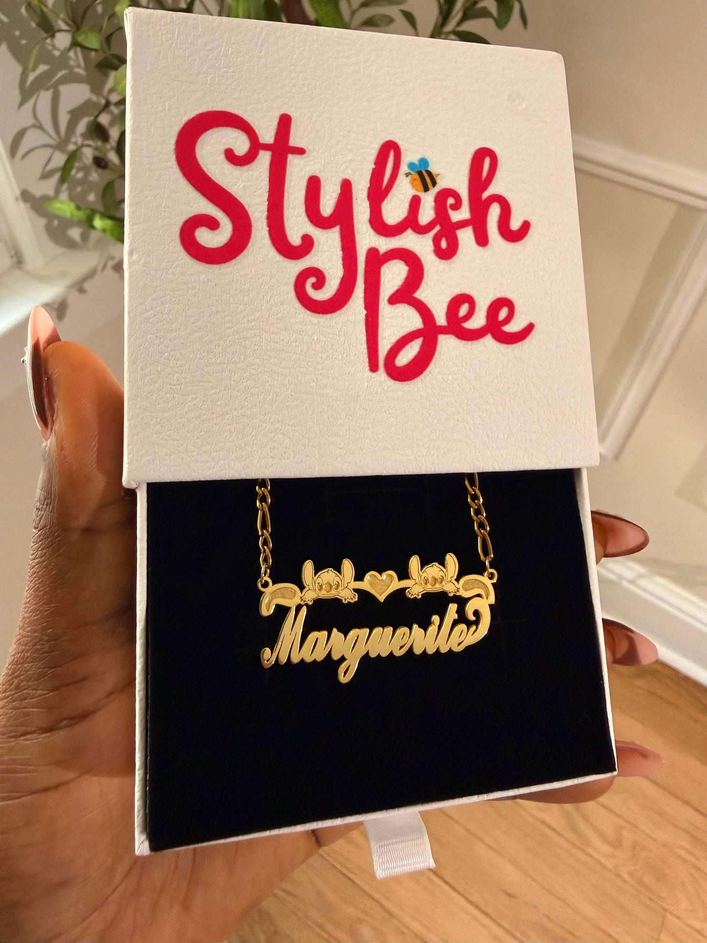 Stitch Name Necklace