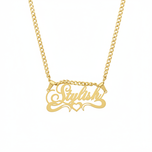 Detachable Heart Name Necklace
