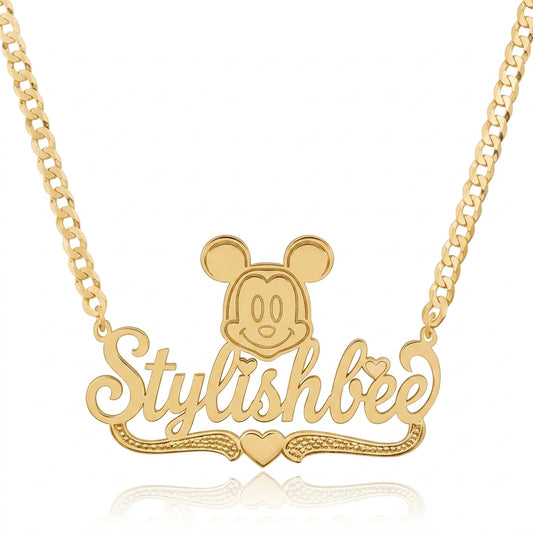 Minnie Love Name Necklace