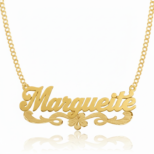 Flower Name Necklace