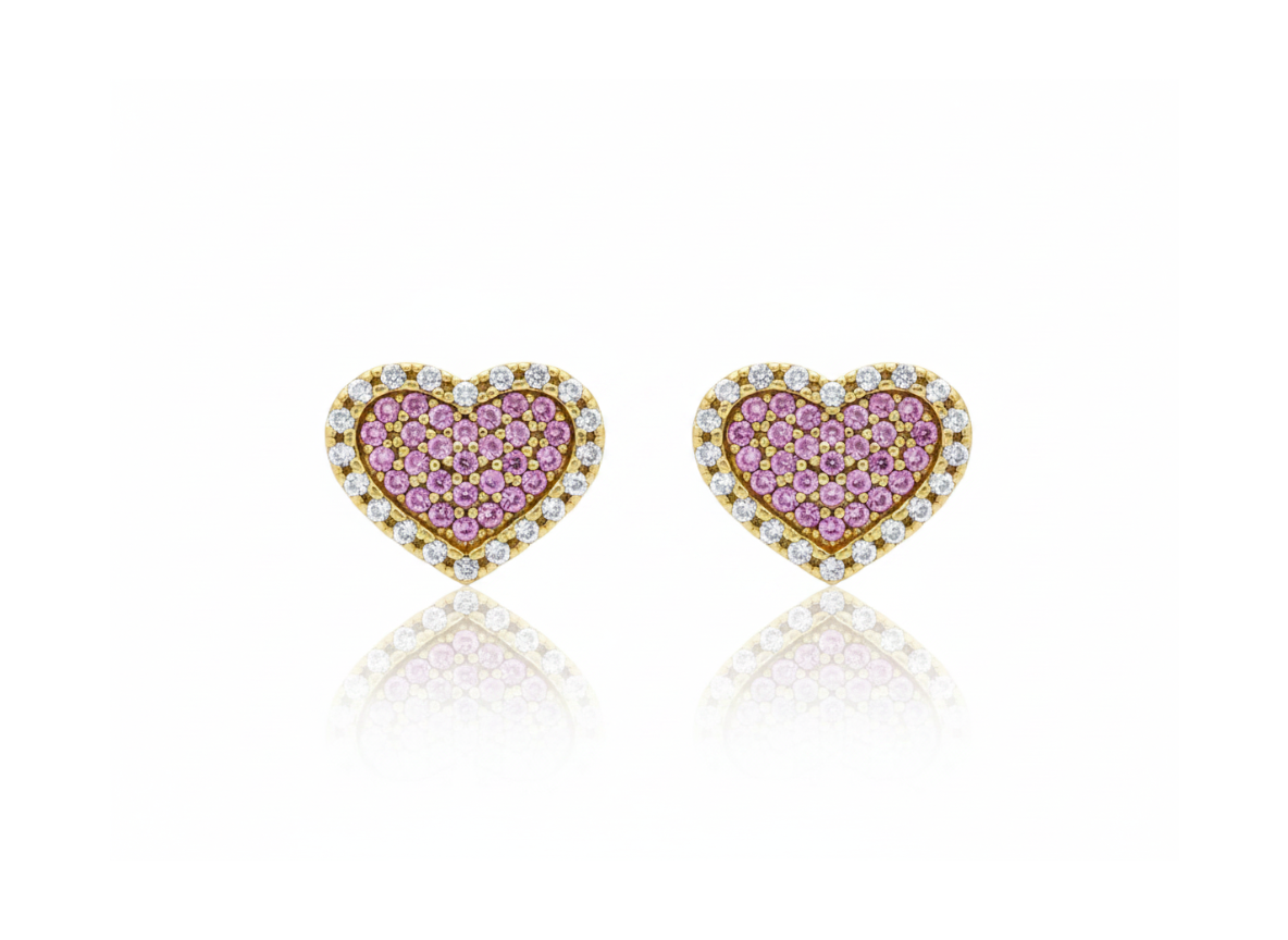 Pink Love Earring