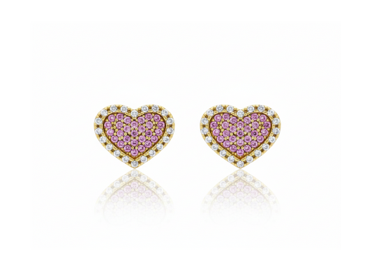 Pink Love Earring