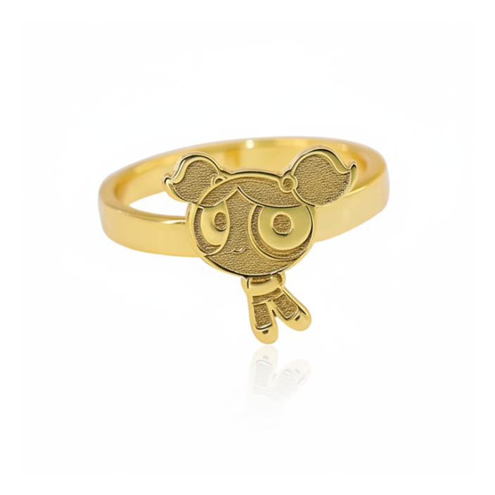 Puff Girl Ring