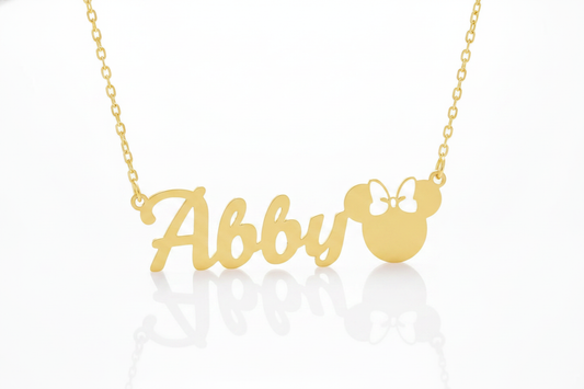 Minnie Name Necklace