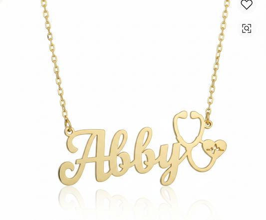 Nurse Name Necklace